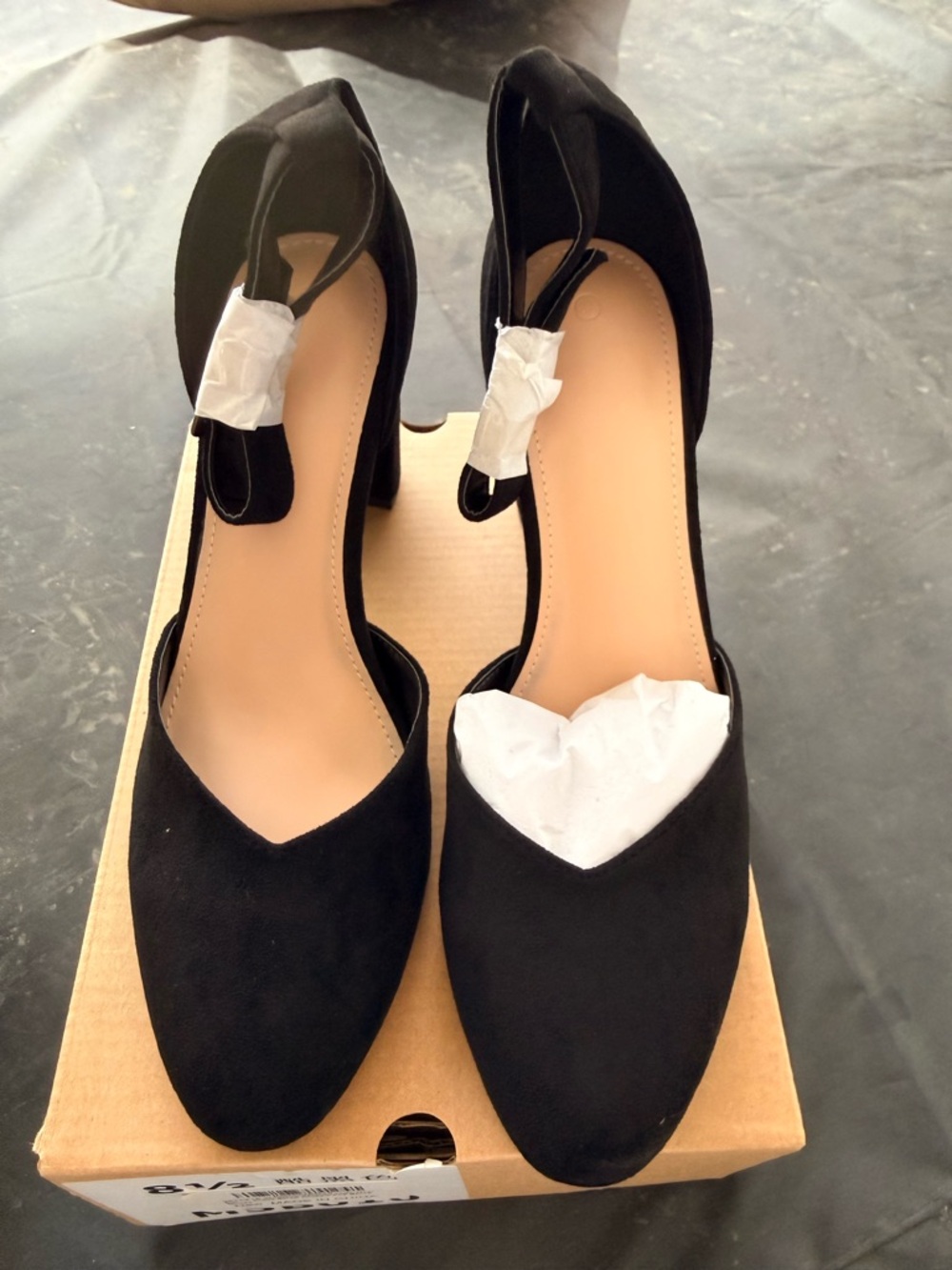 Women's Black Pointed D'Orsay Heels - Elegant Evening Pumps